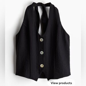 H&M Halterneck Suit Vest